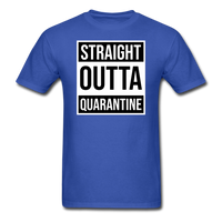 Straight Outta Quarantine - royal blue
