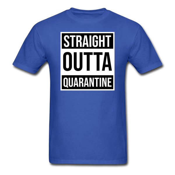 Straight Outta Quarantine - royal blue