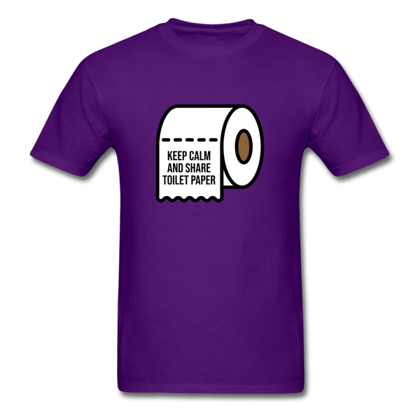 Keep Calm And Toilet Paper - purple