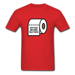 Keep Calm And Toilet Paper - red