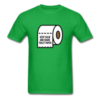 Keep Calm And Toilet Paper - bright green