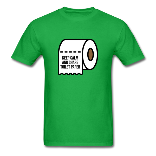 Keep Calm And Toilet Paper - bright green