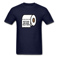Keep Calm And Toilet Paper - navy