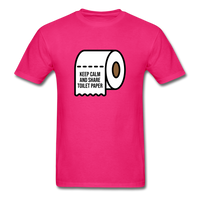 Keep Calm And Toilet Paper - fuchsia