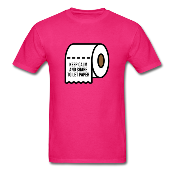 Keep Calm And Toilet Paper - fuchsia