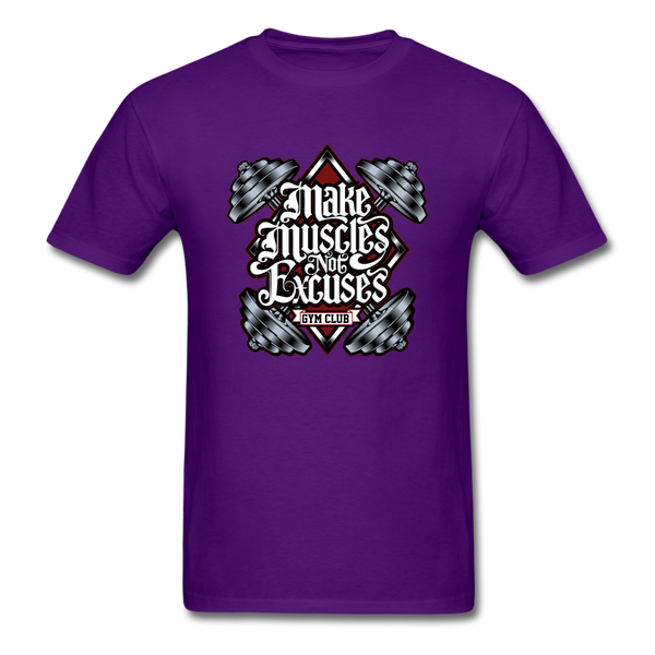 Make Muscle Not Excuse - purple