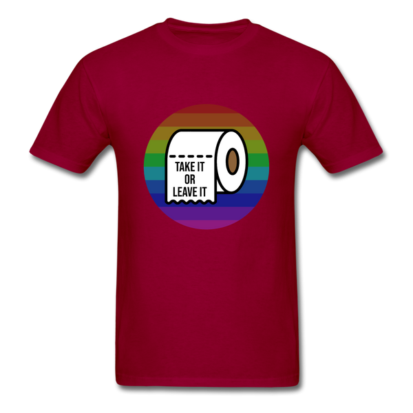 Take It Or Leave It - dark red