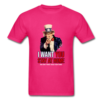 Stay At Home - fuchsia