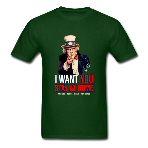 Stay At Home - forest green