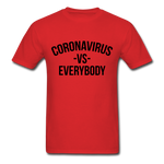 Corona Virus VS Everybody - red
