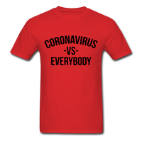 Corona Virus VS Everybody - red