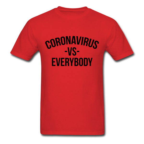 Corona Virus VS Everybody - red
