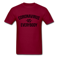 Corona Virus VS Everybody - burgundy