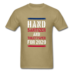 Hand Sanitizer And Toilet Paper - khaki