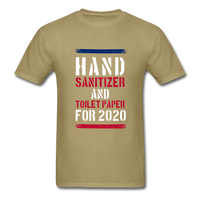 Hand Sanitizer And Toilet Paper - khaki