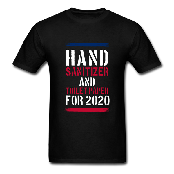 Hand Sanitizer And Toilet Paper - black