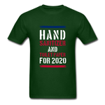 Hand Sanitizer And Toilet Paper - forest green