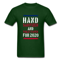 Hand Sanitizer And Toilet Paper - forest green