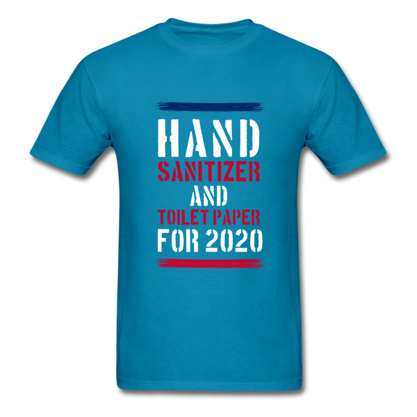 Hand Sanitizer And Toilet Paper - turquoise