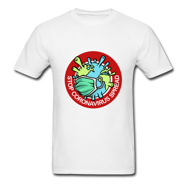 Stop Corona Virus Spread - white