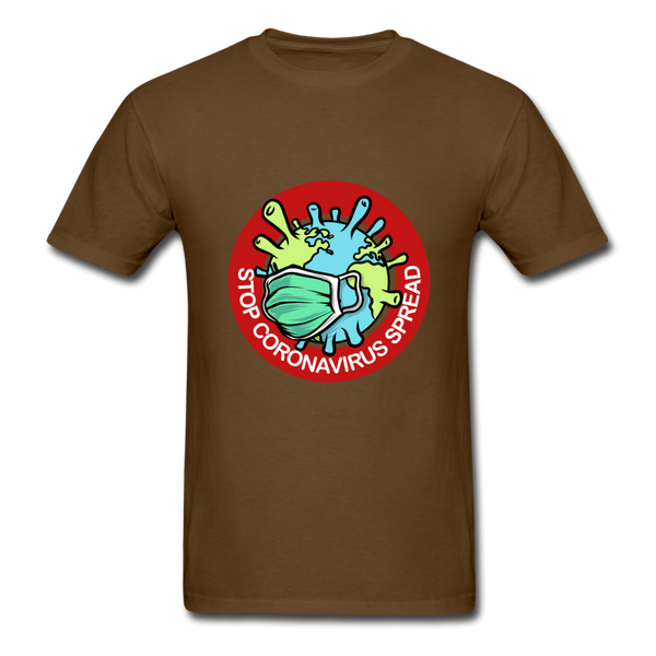 Stop Corona Virus Spread - brown