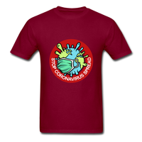 Stop Corona Virus Spread - burgundy