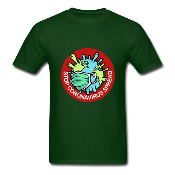 Stop Corona Virus Spread - forest green