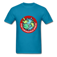 Stop Corona Virus Spread - turquoise