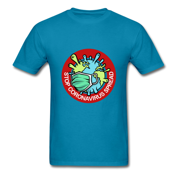 Stop Corona Virus Spread - turquoise