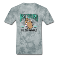 Stay Safe - grey tie dye