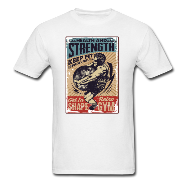 Health & Strength - white