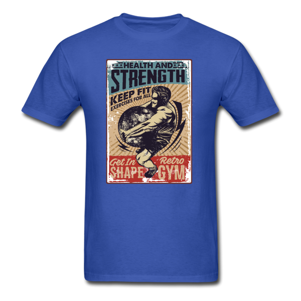 Health & Strength - royal blue