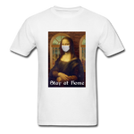 Stay At Home Monalisa - white
