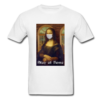 Stay At Home Monalisa - white