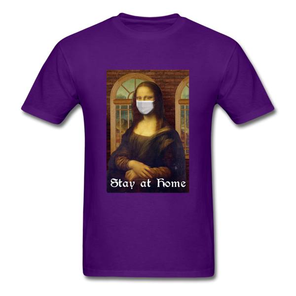 Stay At Home Monalisa - purple