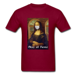 Stay At Home Monalisa - burgundy
