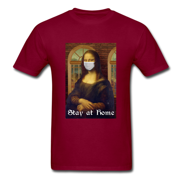 Stay At Home Monalisa - burgundy