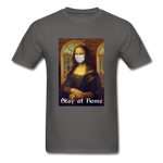 Stay At Home Monalisa - charcoal