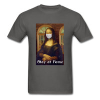 Stay At Home Monalisa - charcoal