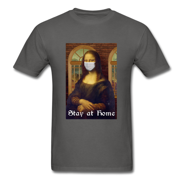 Stay At Home Monalisa - charcoal
