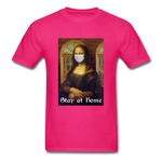 Stay At Home Monalisa - fuchsia