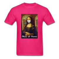 Stay At Home Monalisa - fuchsia
