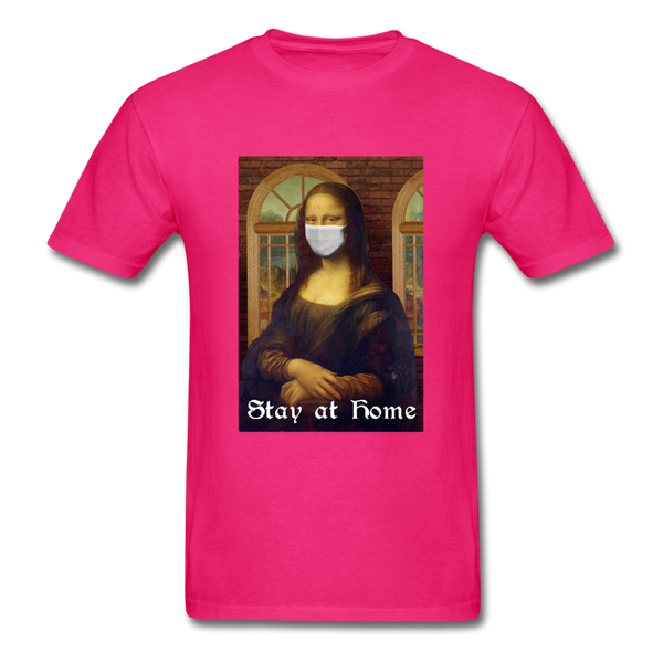 Stay At Home Monalisa - fuchsia