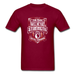 Pain Today, Strength Tomorrow - burgundy