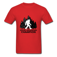 Social Distancing Champion - red