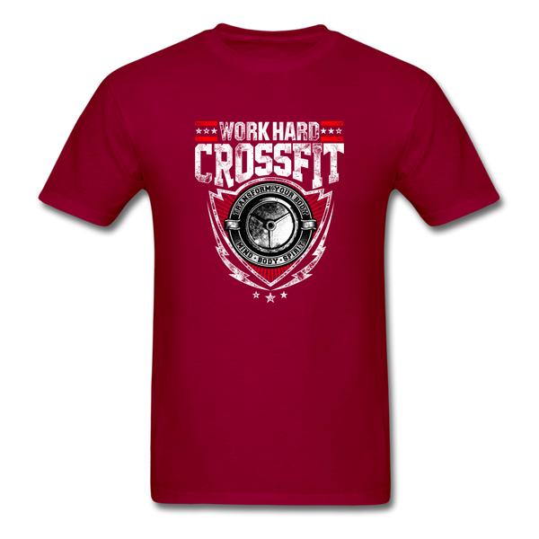 Work Hard Crossfit - dark red