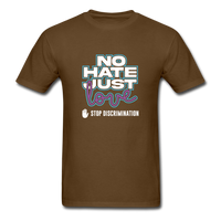 No Hate Just Love - brown
