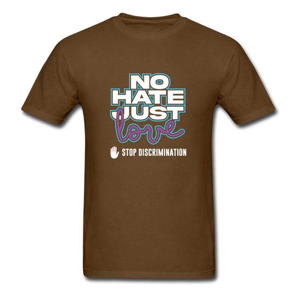 No Hate Just Love - brown