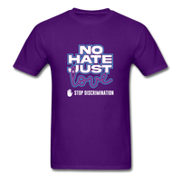 No Hate Just Love - purple