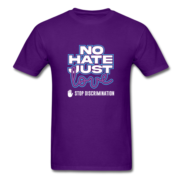 No Hate Just Love - purple